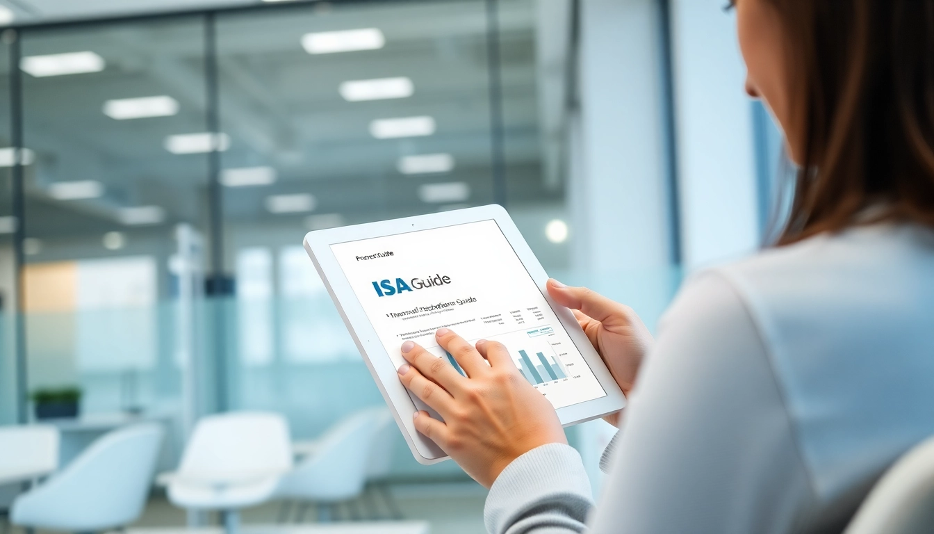 Step-by-step ISA Guide for financial growth in a professional setting