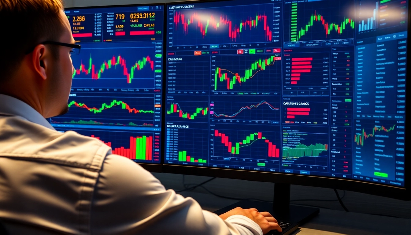 Trading view chart platform with live market analysis and visual tools for traders